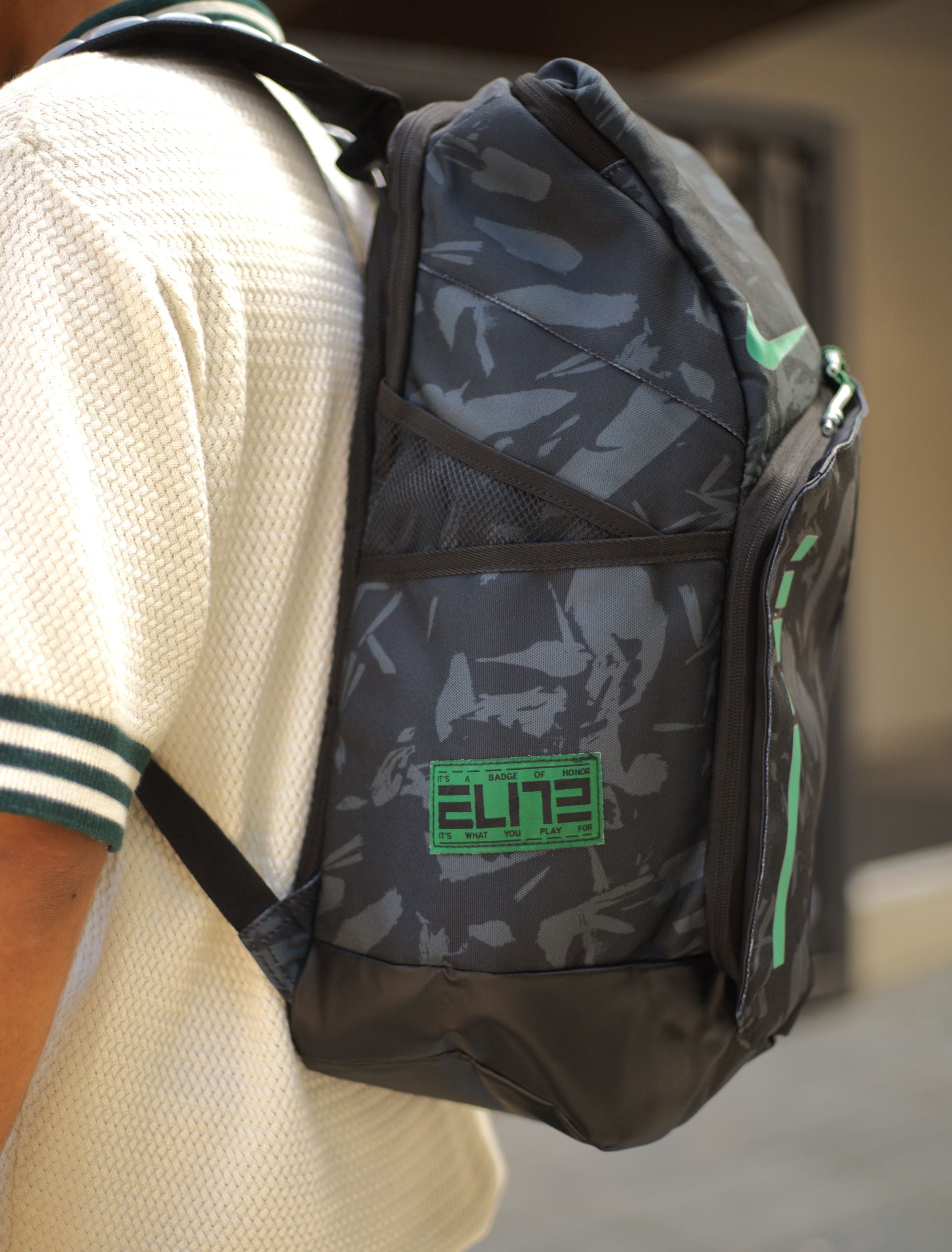 NIKE GREEN Hoops Elite Basketball Backpack (32L)