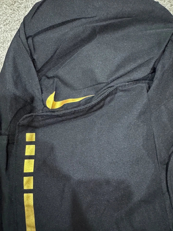 Nike Hoops Elite Backpack 32L Black with Gold Logo