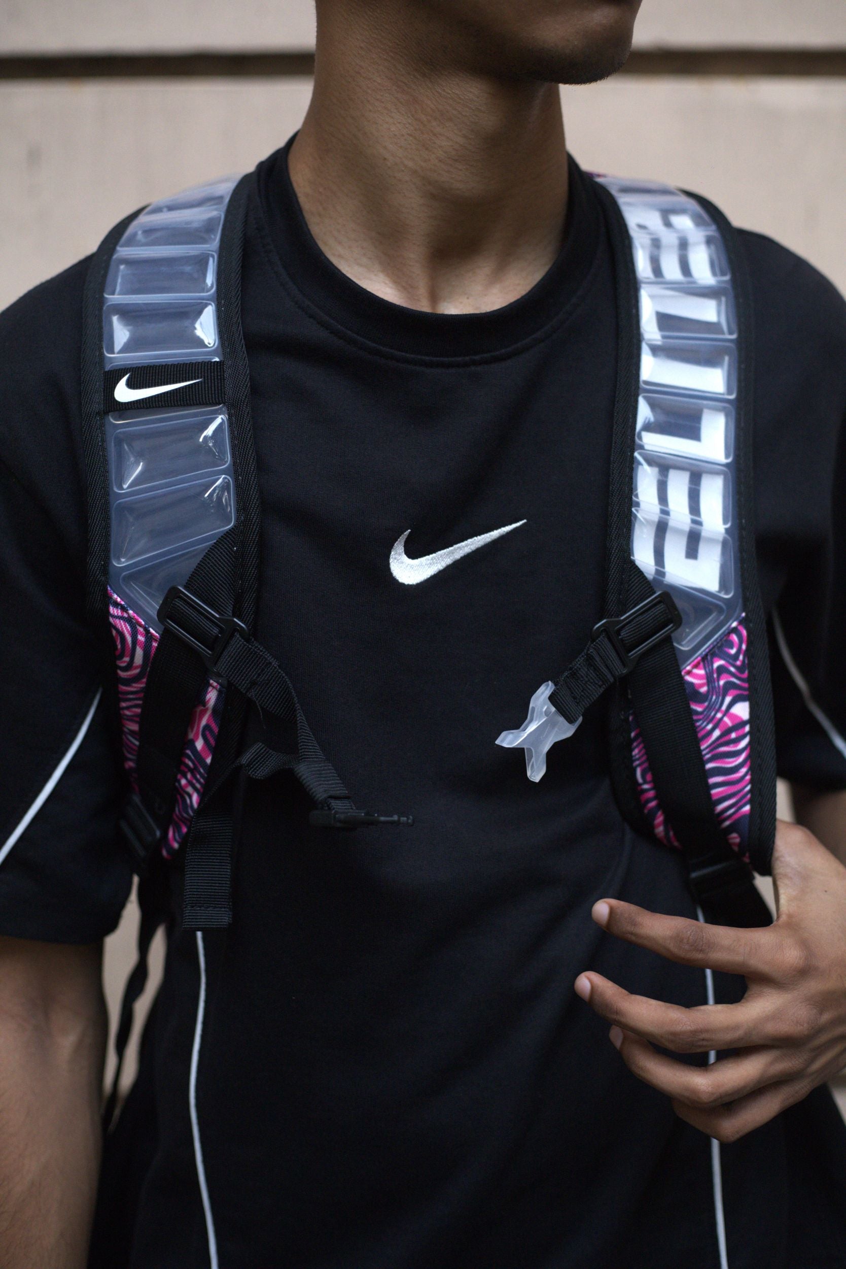 LIMITED NIKE PINK STRIPS Hoops Elite Basketball Backpack (32L)